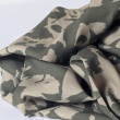 Viscose with a khaki-tone print