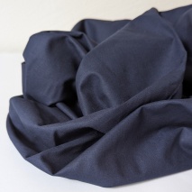 Cotton 100% plain navy, poplin