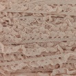 Pink elastic cotton lace 10mm