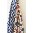 Bawełna 100% kratka vichy 1cm, seersucker, chabrowa