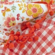 Cotton Vichy Check Seersucker – 1 cm, Coral