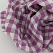 Cotton Vichy Check Seersucker – 1 cm, Violet