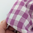 Cotton Vichy Check Seersucker – 1 cm, Violet