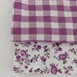 Cotton Vichy Check Seersucker – 1 cm, Violet
