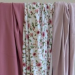 Dzianina dresowa, drapana, szminkowy róż nr 2, 280g/m2