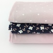 French terry, brushed, powdery heather, 280g/m2