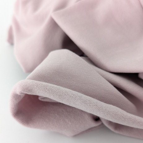 French terry, brushed, powdery heather, 280g/m2