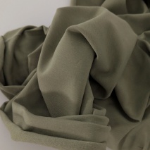 French terry, brushed, green, 280g/m2