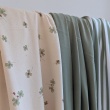 French terry, brushed, green, 280g/m2