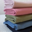 French terry, brushed, green, 280g/m2