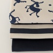French terry, brushed, navy, 280g/m2