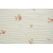 Double gauze 100% cotton retro roses on a vanilla background DC