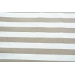 Decorative fabric, 100% cotton, 2.3cm cream-cocoa stripes, 280cm