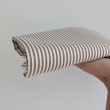 Canvas – Beige and White Stripes, 280 g/m²