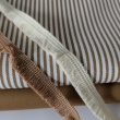 Canvas – Beige and White Stripes, 280 g/m²
