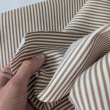 Canvas – Beige and White Stripes, 280 g/m²
