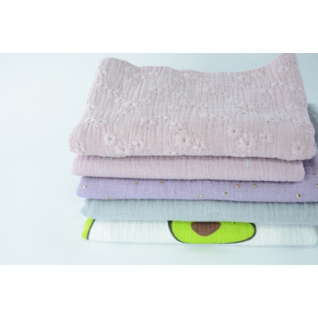 Fabric bundles No. 253 XY 20 cm II quality double gaze Fabric bundles No. 253 XY 20 cm II quality double gaze