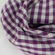 Cotton 100% double-sided, 1cm vichy check, violet