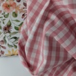 Bawełna 100% kratka vichy 1cm, dwustronna, dymny róż