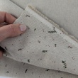 Bawełna dekoracyjna, mini ostrokrzew na naturalnym tle