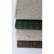 Decorative cotton, burgundy and green checkered pattern / hearts, reindeer