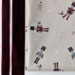 Cotton 100%, poplin, nutcracker on a greige background