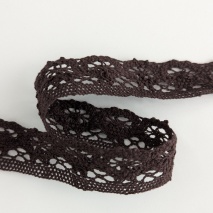 Cotton lace 30mm, brown T