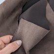 Brown stretch suede fabric