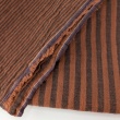 Double Gauze – reversible brick and graphite stripes
