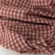 Seersucker – Brick & Pink Check