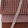 Seersucker – Brick & Pink Check