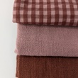 Seersucker – Brick & Pink Check