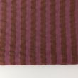 Seersucker – Brick and Dark Pink Stripes