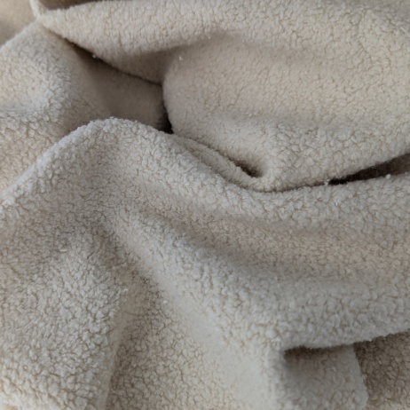 Cotton Sherpa with Polyester Blend