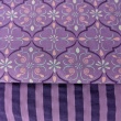 Seersucker – purple-plum Stripes