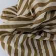 Seersucker vanila-dusty caramel Stripes