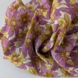 Seersucker, pink and butter-colored flowers