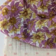 Seersucker, pink and butter-colored flowers