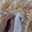 Tkanina bawełniana, pomarańczowe owoce