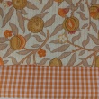 Seersucker, Cotton fabric, orange fruits