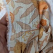 Seersucker, Cotton fabric, orange fruits