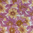 Seersucker, pink and butter-colored flowers