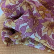 Seersucker, pink and butter-colored flowers
