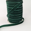 Green velvet ribbon, 10mm