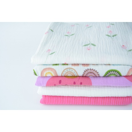 Zestaw nr 2799 AB 40cm, muśliny Zestaw nr 2799 AB 40cm, muśliny