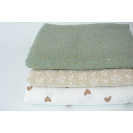Fabric bundles No. 289 XY 60 cm II quality double gaze Fabric bundles No. 289 XY 60 cm II quality double gaze