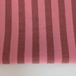 Double-sided 1 cm stripes, 100% cotton, burgundy-lipstick