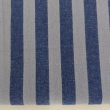 Double-sided 1 cm stripes, 100% cotton, sky blue-blue
