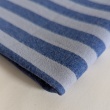 Double-sided 1 cm stripes, 100% cotton, sky blue-blue