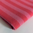 Double-sided 1 cm stripes, 100% cotton, pink-red